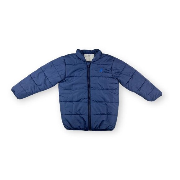 JoJo Maman Bebe Navy Puffer Coat {5/6y}